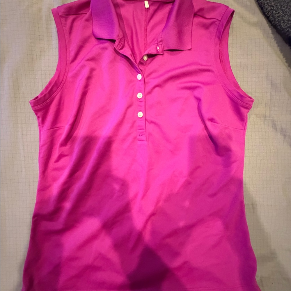 Nike Golf Sleeveless Button Down Shirt